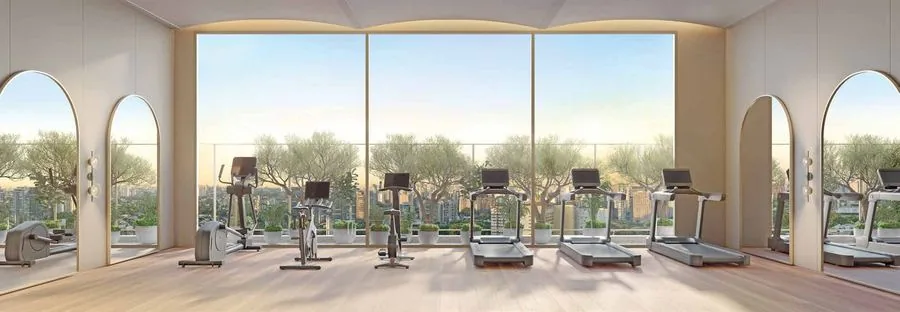 Fitness com estação de cardio